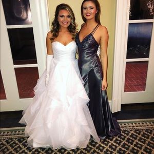 Silver Prom Dress